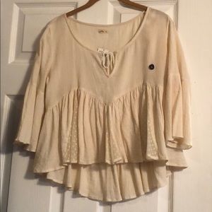 Hollister cropped shirt